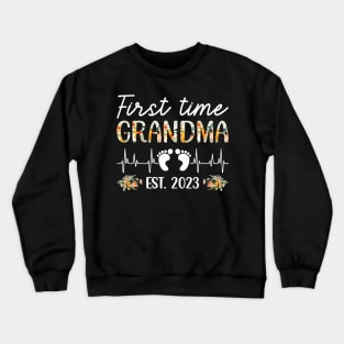 First time grandma 2023 Crewneck Sweatshirt